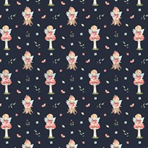 POPLIN DIGITAL SWEET ELF NAVY (thumbnail)