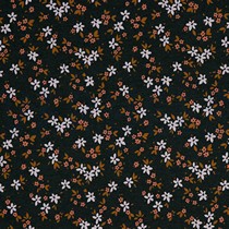 JERSEY MELANGE FLOWERS ANTHRACITE MELANGE (thumbnail)