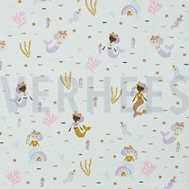 JERSEY GLITTER MERMAIDS WHITE (thumbnail)