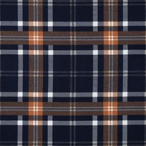 FLANNEL PLAID NAVY/RUST (thumbnail)