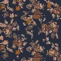 JERSEY DIGITAL FLOWERS NAVY (thumbnail)