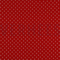 POPLIN PETIT ANCHOR RED (thumbnail)