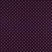 POPLIN PETIT ANCHOR PURPLE (thumbnail)