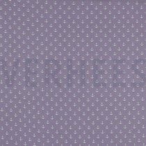 POPLIN PETIT ANCHOR LILAC (thumbnail)