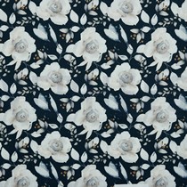 CANVAS DIGITAL FLOWERS NAVY (thumbnail)