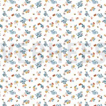 POPLIN BIRDS WHITE (thumbnail)