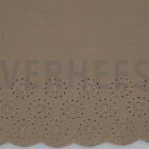 DOUBLE GAUZE BORDER 1-SIDE TAUPE (thumbnail)