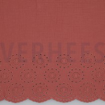 DOUBLE GAUZE BORDER 1-SIDE BLUSH (thumbnail)