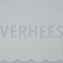 DOUBLE GAUZE BORDER 1-SIDE OFF WHITE (thumbnail)