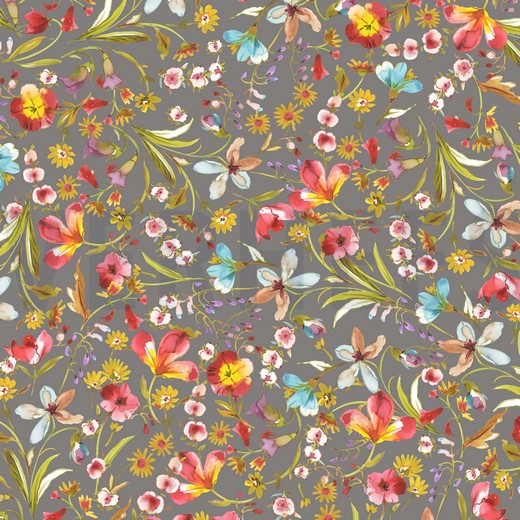 VISCOSE JERSEY DIGITAL FLOWERS ROCK GREY (thumbnail)