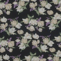 CHIFFON FLOWERS BLACK / LAVENDER (thumbnail)