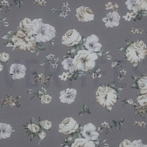 CHIFFON FLOWERS GREY (thumbnail)