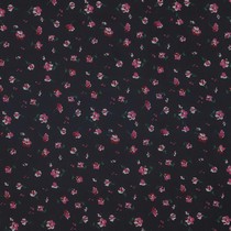 CHIFFON FLOWERS NAVY (thumbnail)