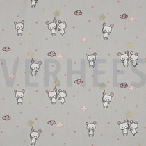 POPLIN GLITTER SWEET MOUSE LIGHT GREY (thumbnail)