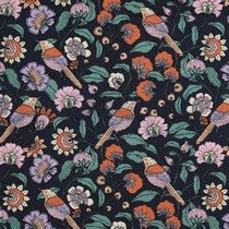 COATED COTTON FLOWERS NAVY (thumbnail)