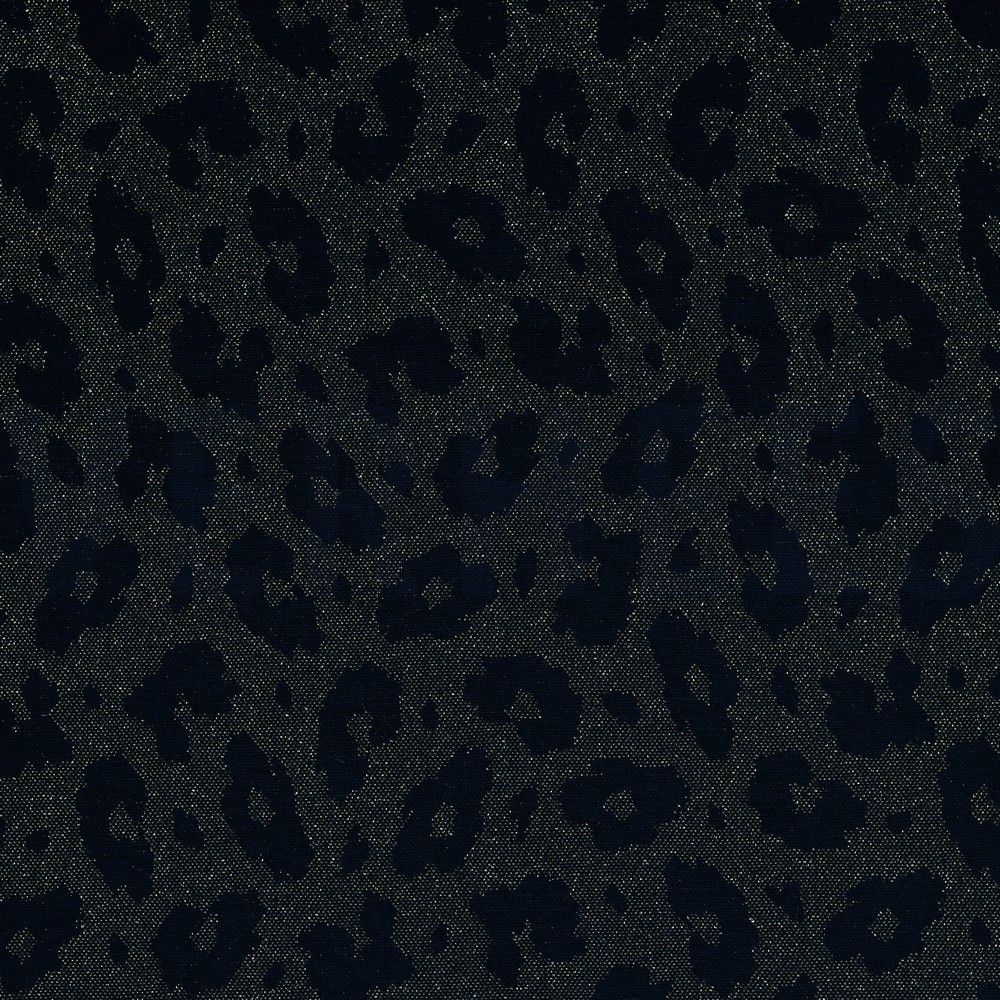 KNITTED JACQUARD LUREX NAVY