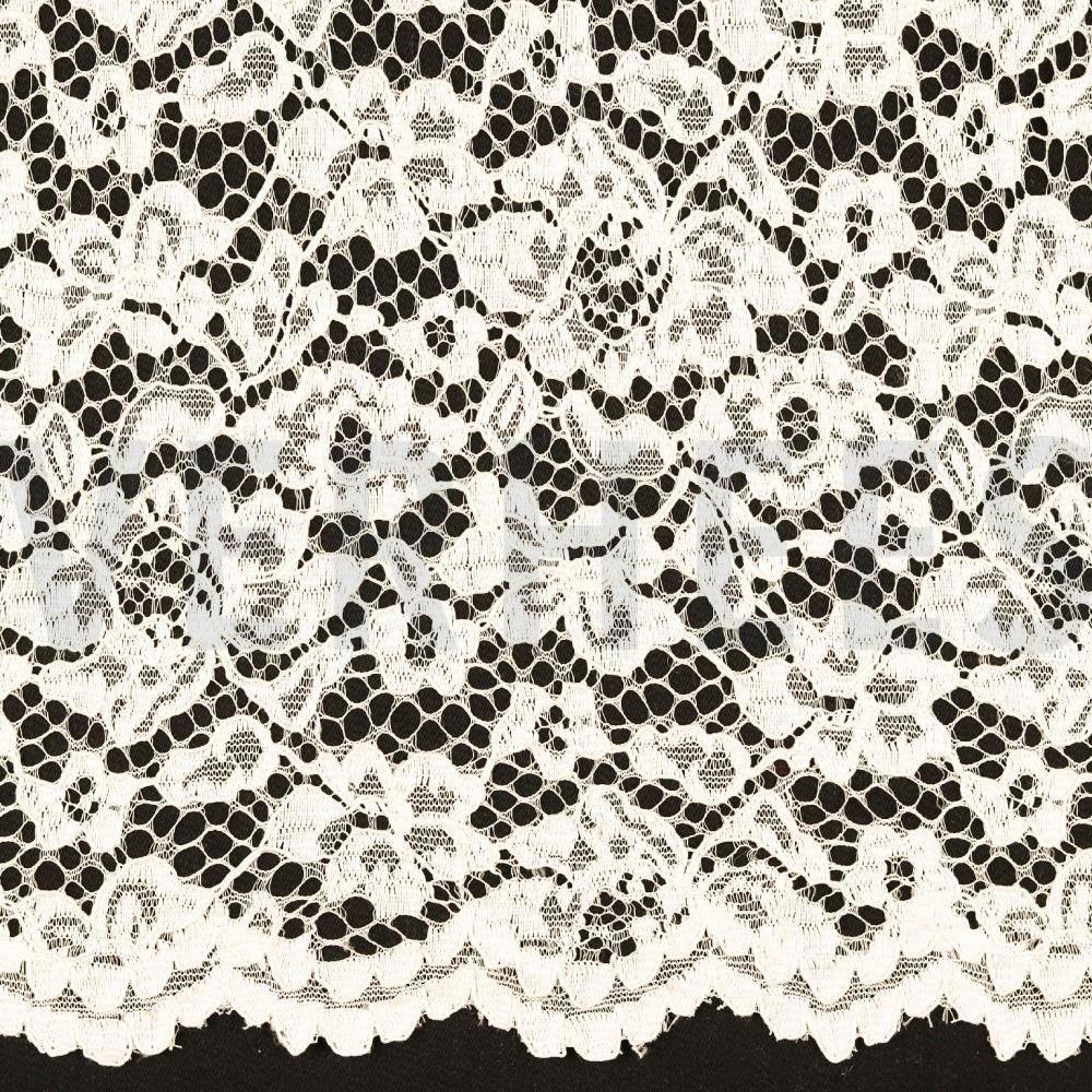 LACE BORDER 2 SIDES ECRU