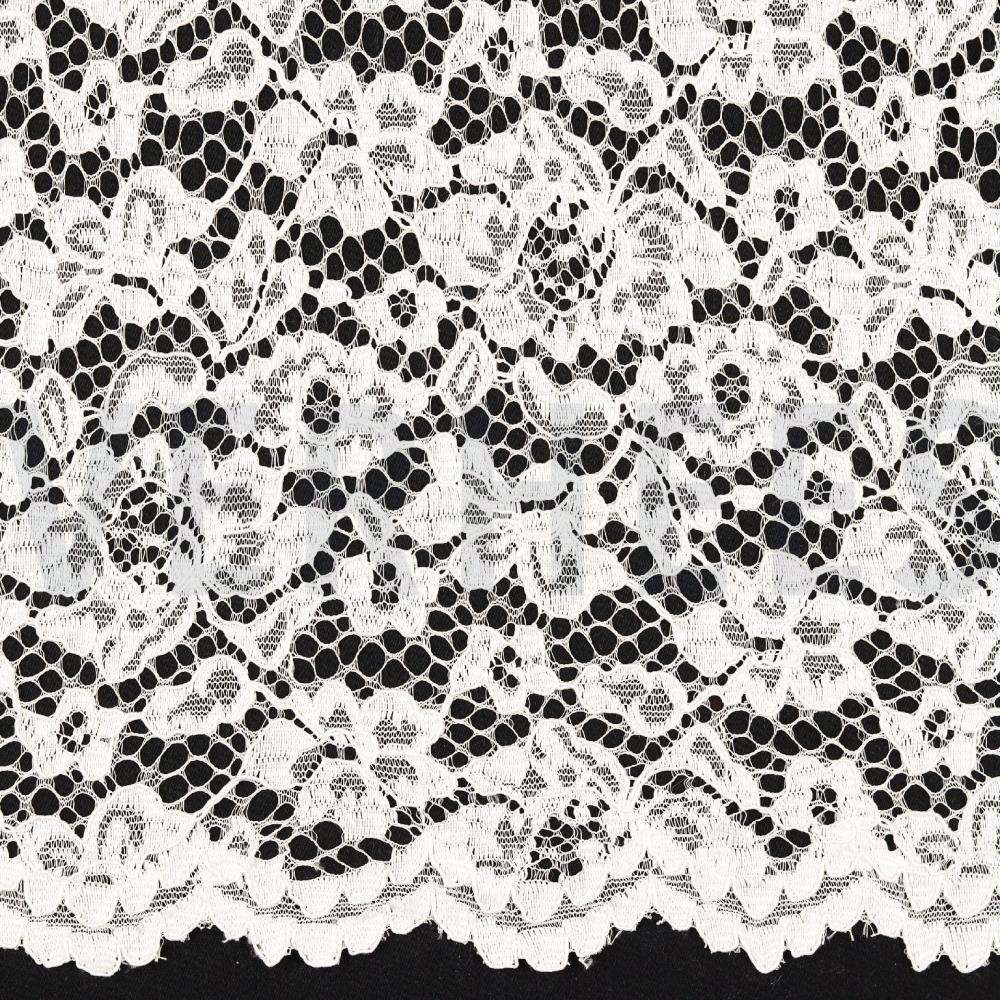 LACE BORDER 2 SIDES IVORY