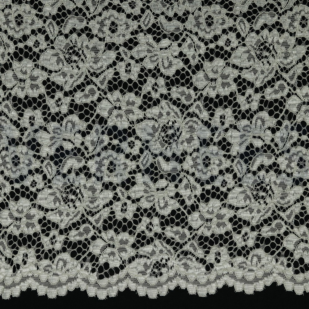 LACE BORDER 2 SIDES BEIGE