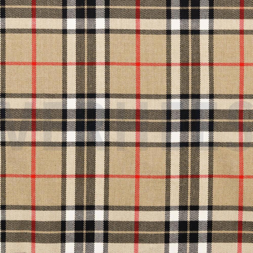 TARTAN CHECK CAMEL