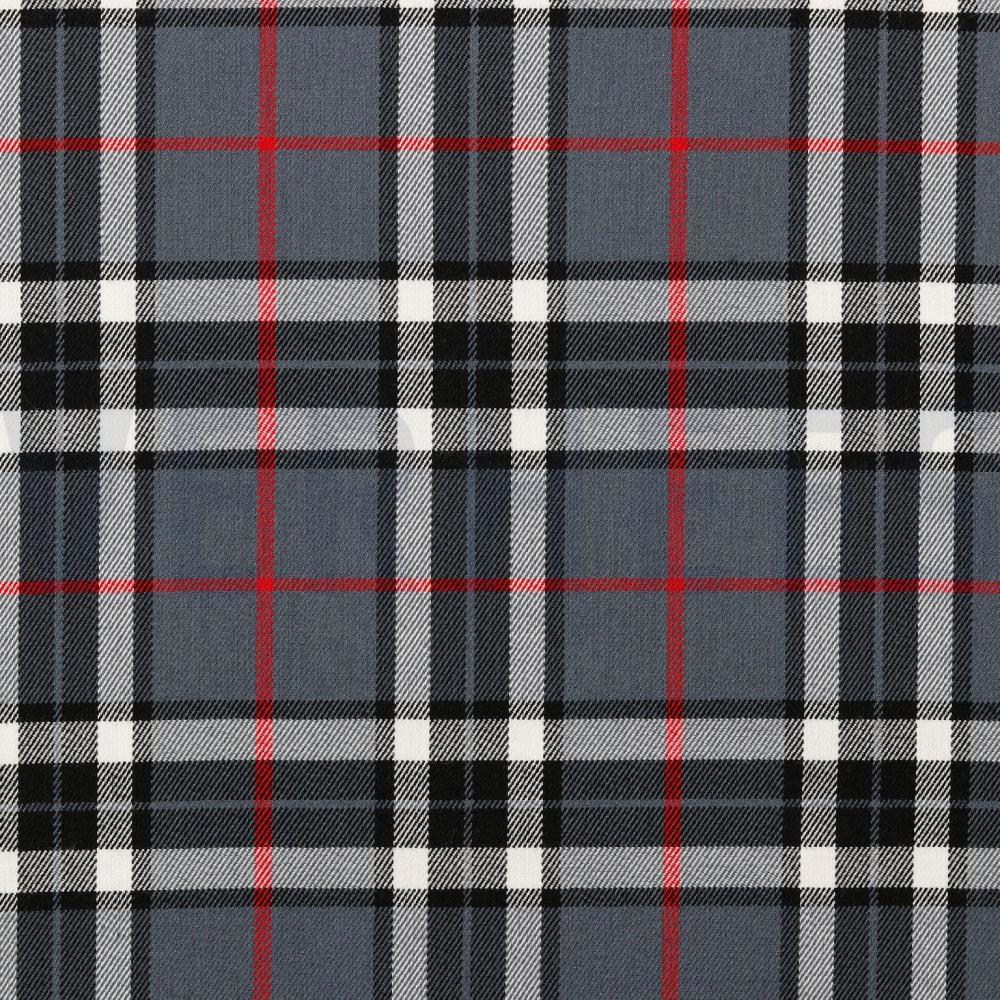 TARTAN CHECK GREY/BLACK/RED