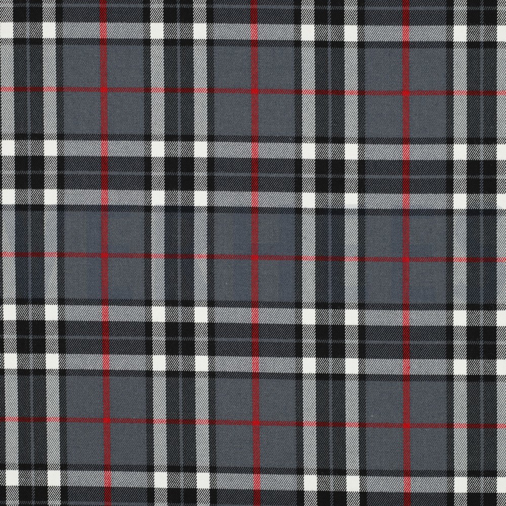 TARTAN CHECK GREY/BLACK/RED