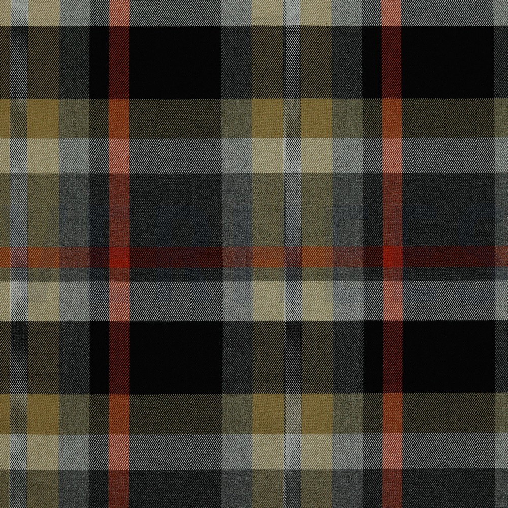 TARTAN CHECK GREY/ORANGE/SAND (hover)