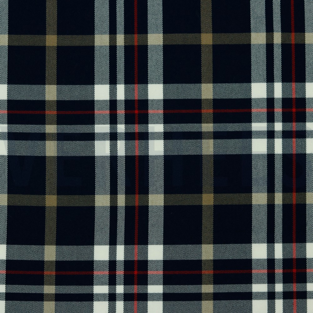 TARTAN CHECK NAVY/WHITE/CAMEL/RED