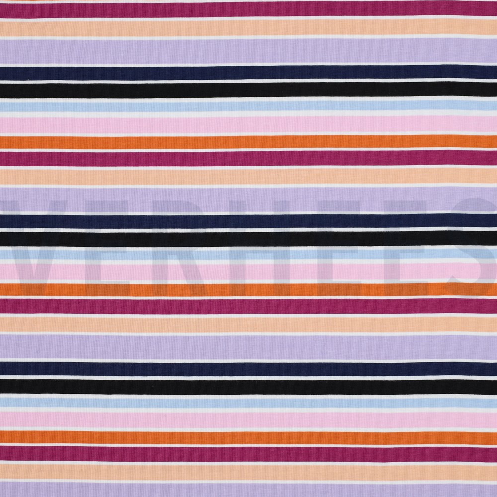 JERSEY PATCHES AND STRIPES MULTI COLOUR