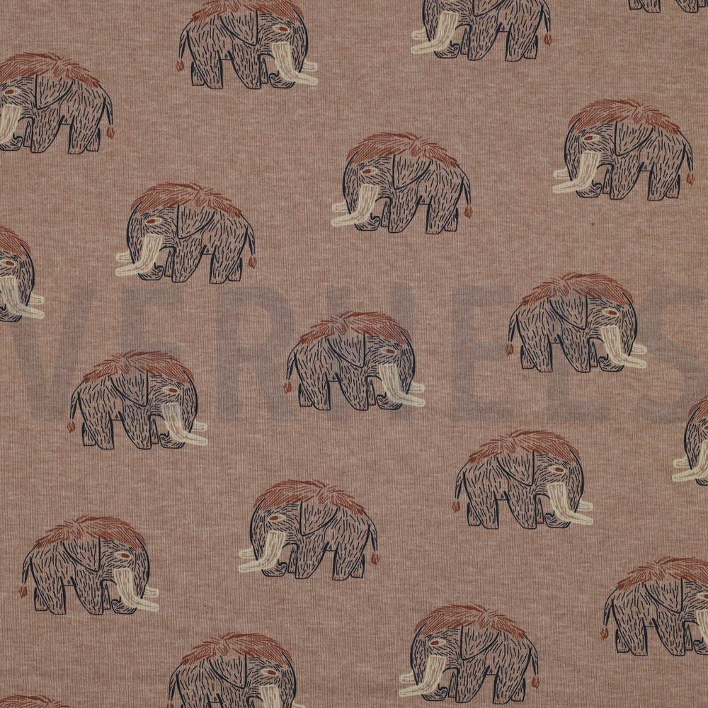 JERSEY MELANGE MAMMOTH TAUPE MELANGE