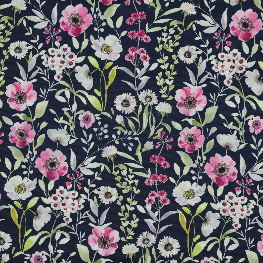 SOFTSHELL DIGITAL FLOWERS NAVY