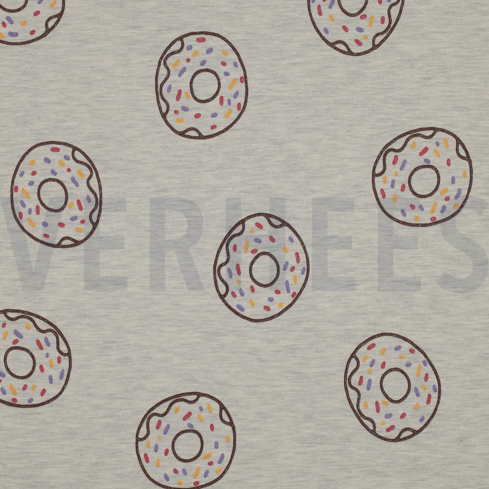 JERSEY MELANGE GLITTER DONUTS ECRU MELANGE (hover)