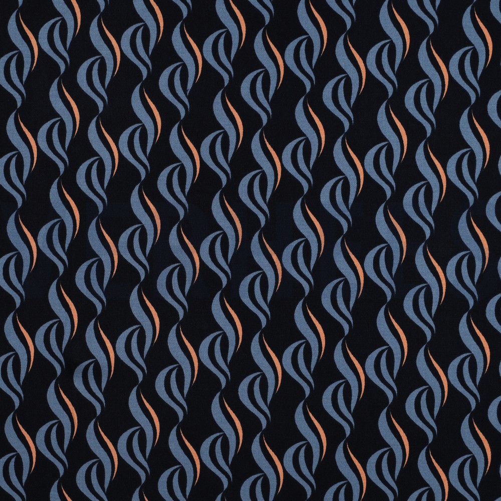 ROSELLA STRETCH ABSTRACT NAVY (hover)