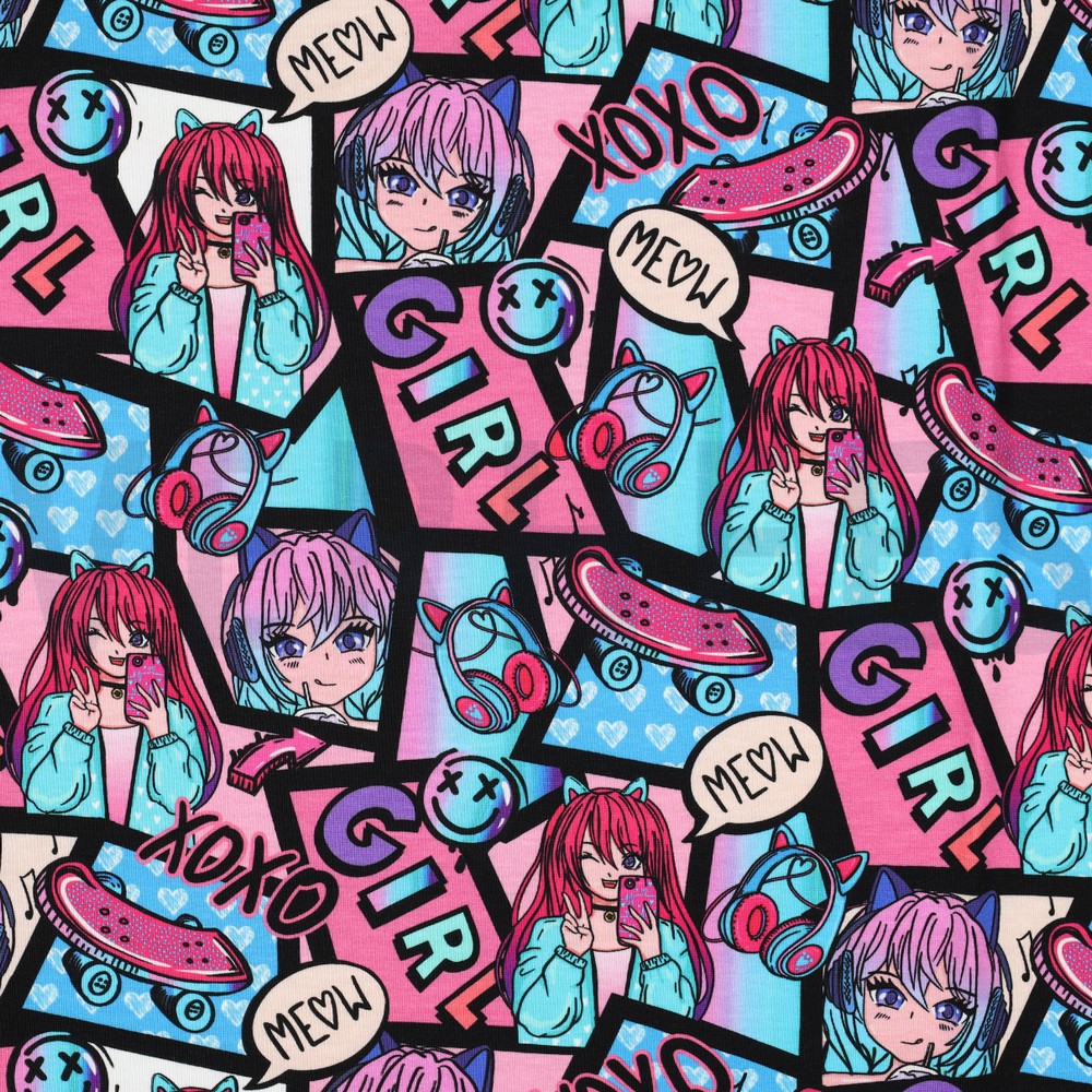 JERSEY DIGITAL MANGA MULTICOLOUR (hover)