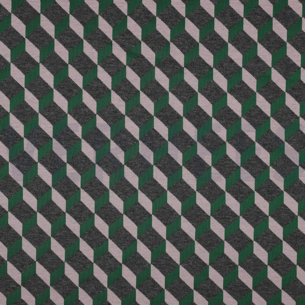 KNITTED JACQUARD GRAPHIC GREEN