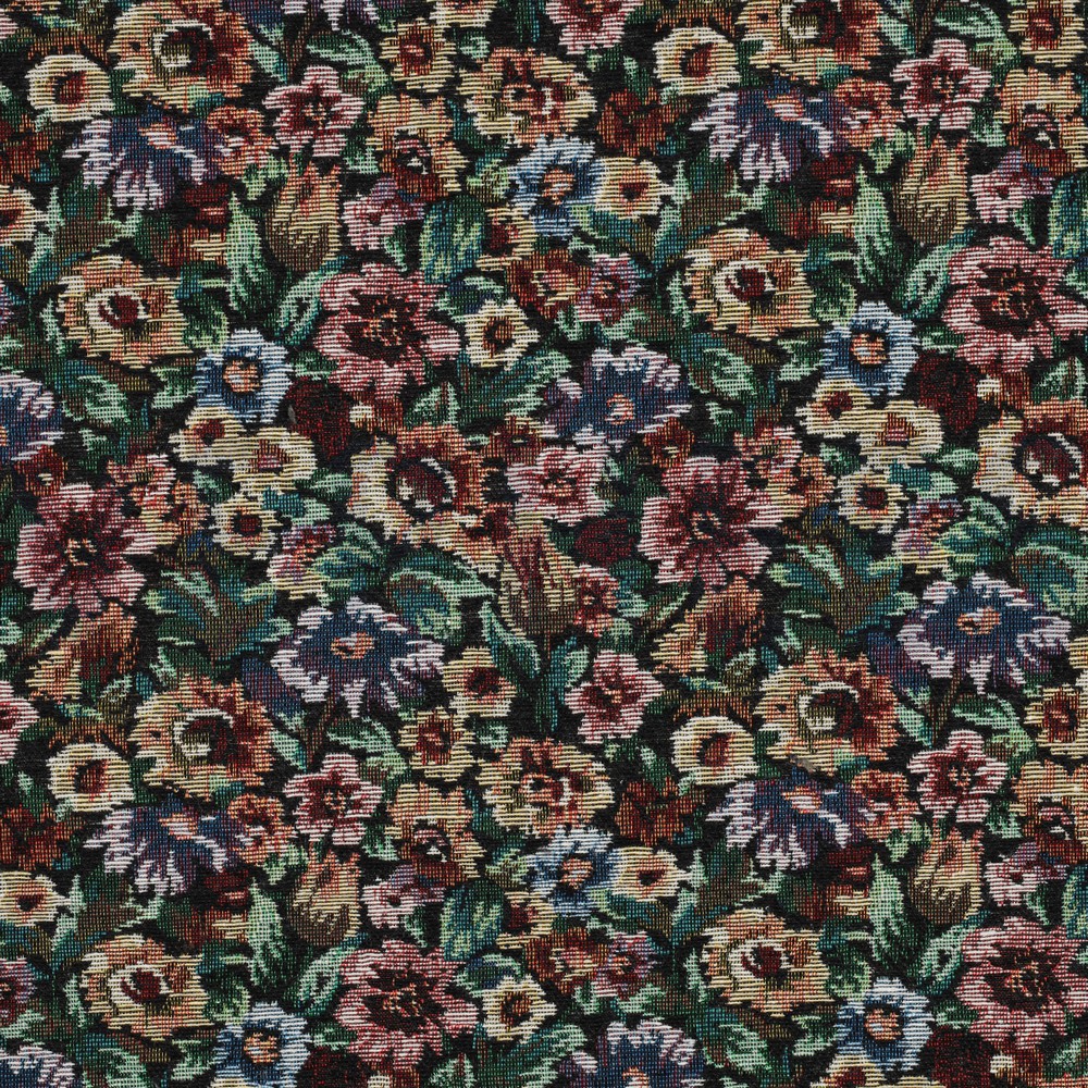 GOBELIN FLOWERS BLACK