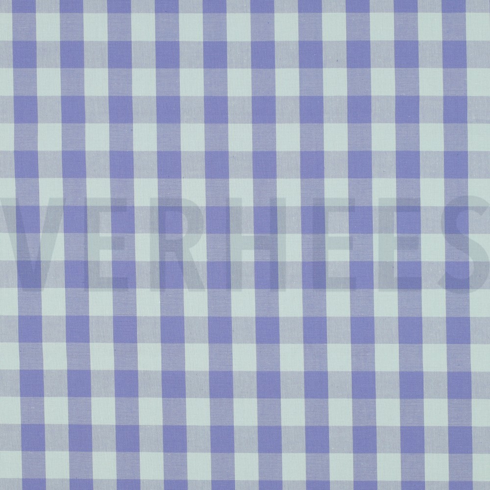 COTTON YARN DYED CHECKS LAVENDER / LIGHT GREEN (hover)