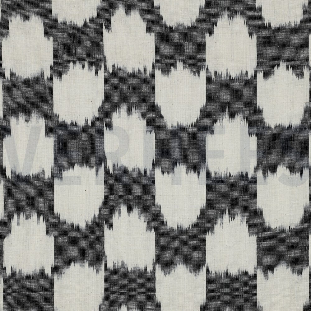 COTTON IKAT GREY