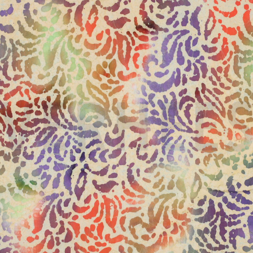 UNIQUE CRAFTED BATIK VISCOSE CORAL