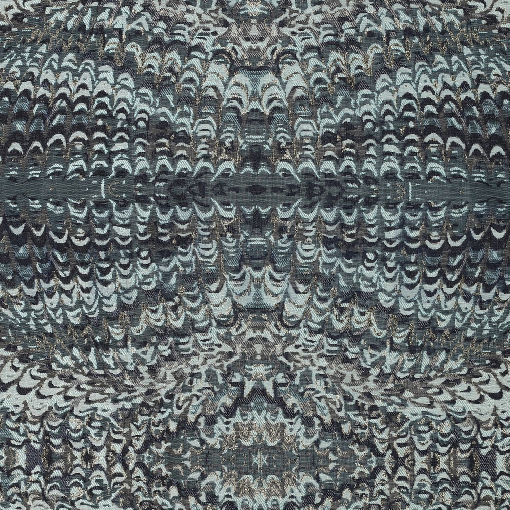 JACQUARD ABSTRACT LUREX PINE (hover)