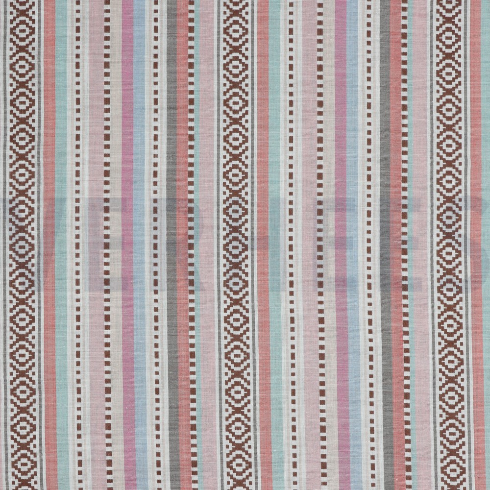 COTTON JACQUARD STRIPES MULTICOLOUR (hover)