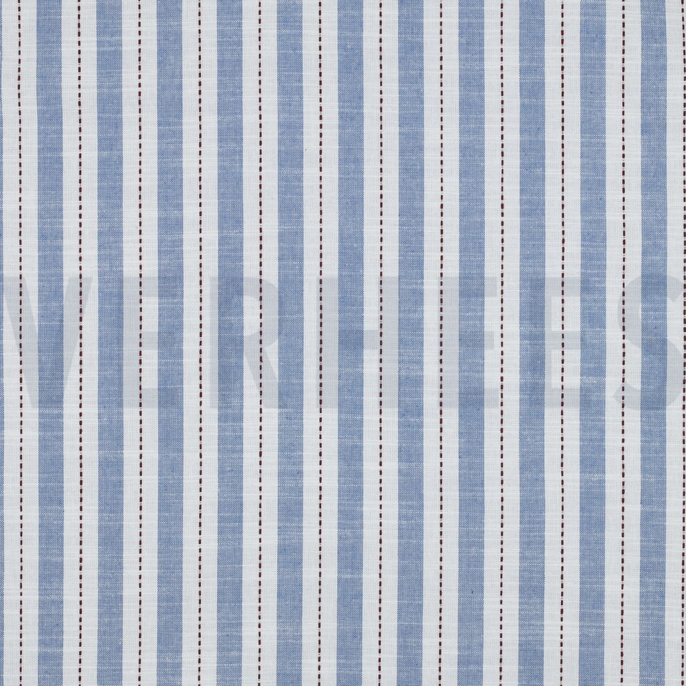 COTTON YARN DYED STRIPES BLUE