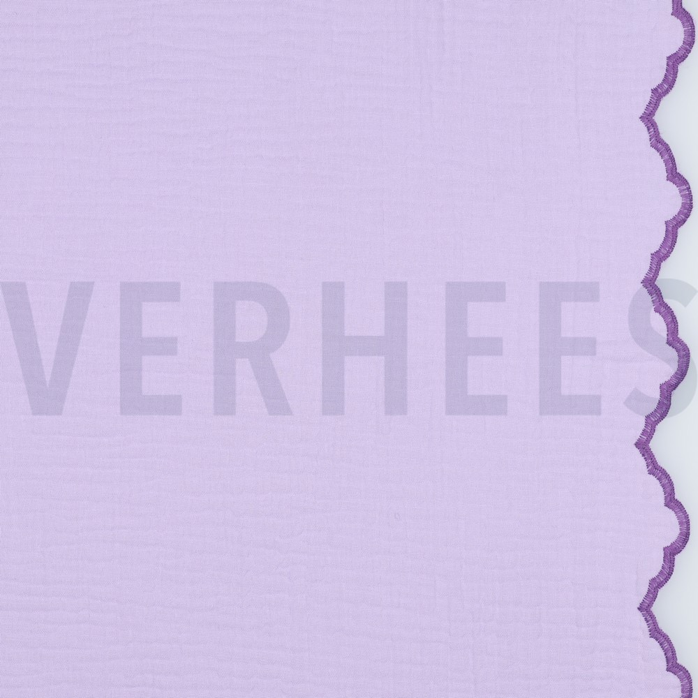 DOUBLE GAUZE 2-SIDE SCALLOP LILAC (hover)