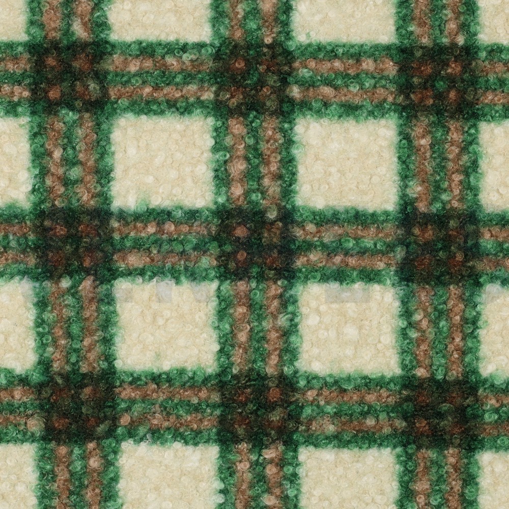 BOUCLE CHECKS GREEN (hover)