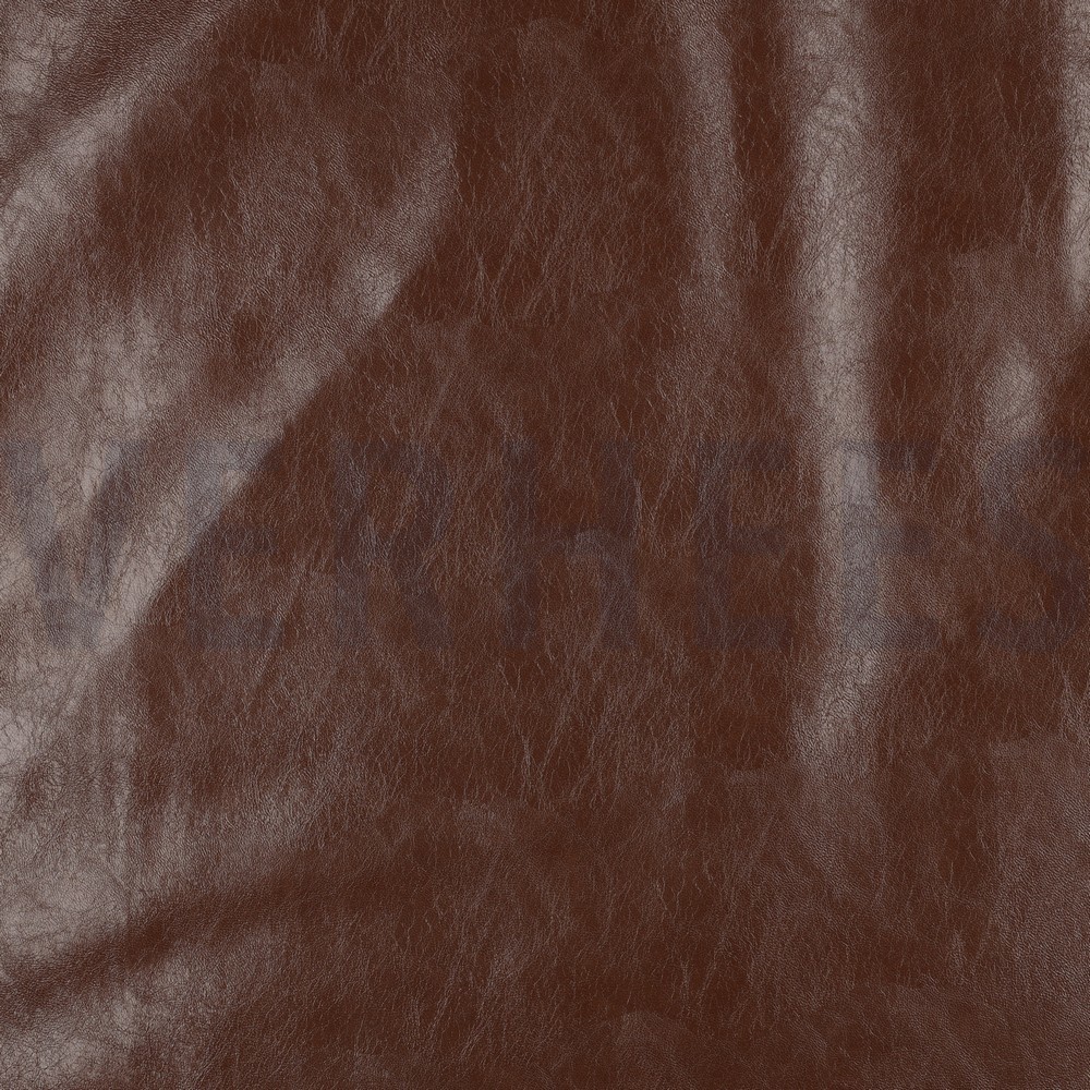 FAUX LEATHER SHINY STRETCH BROWN (hover)