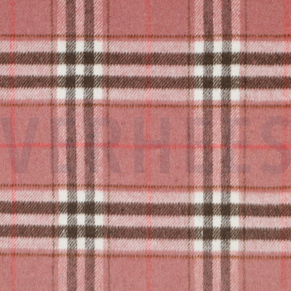 BRUSHED YARN DYED CHECKS BLUSH