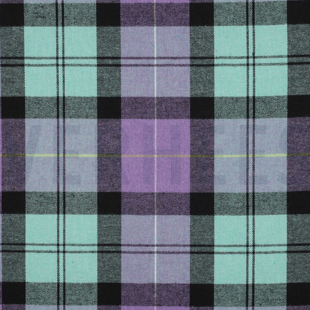 BRUSHED YARN DYED CHECKS PURPLE