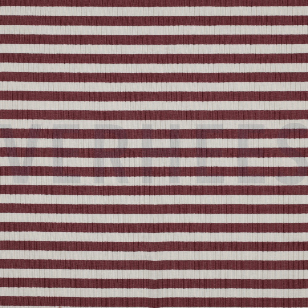 RIB YARN DYED STRIPE DARK BLUSH