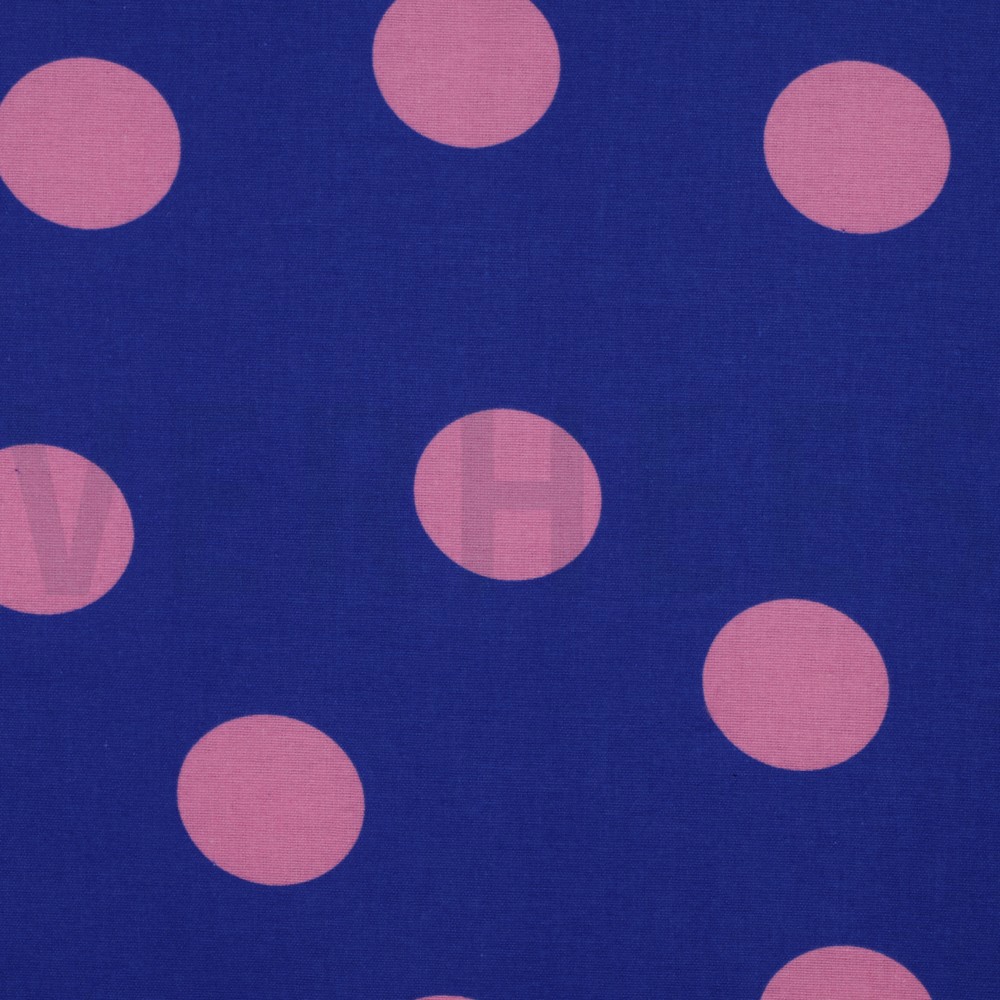 FLANNEL DOTS COBALT