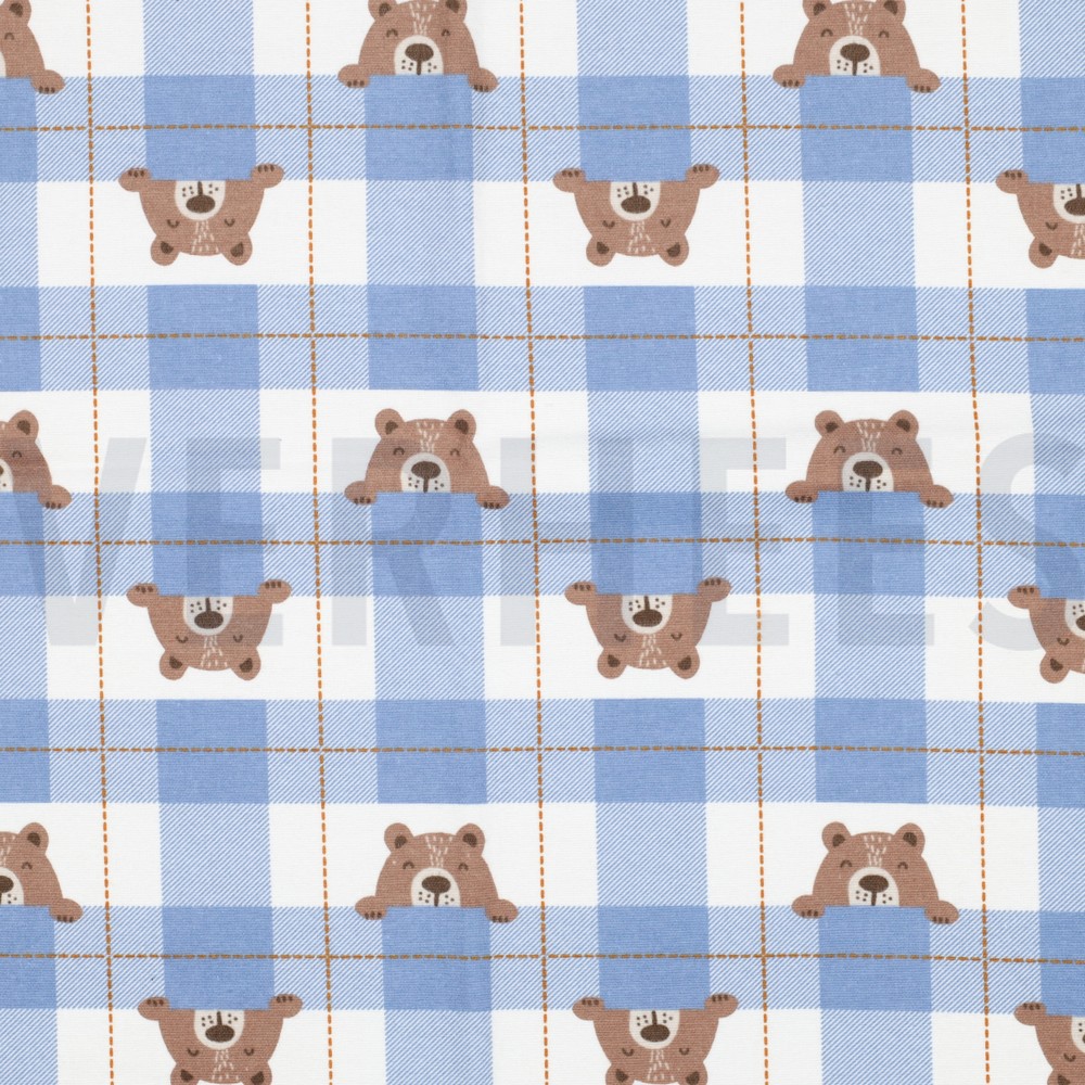 FLANNEL BEAR CHECK JEANS (hover)